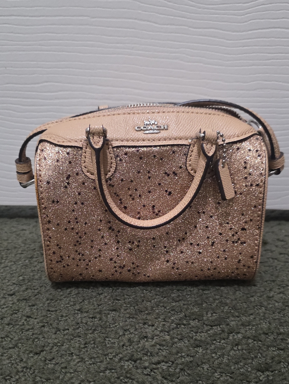 COACH Glitter Mini Crossbody Purse